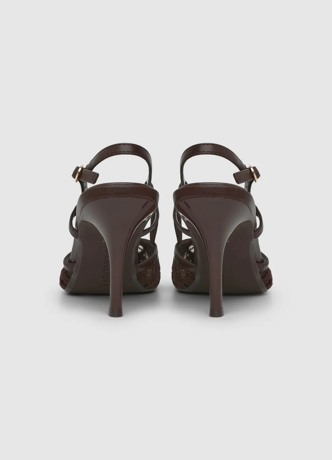Calliope Pizzo slingback femme dentelle 8 cm