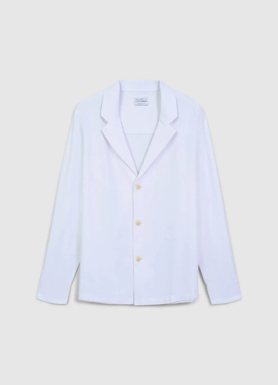 Calliope shacket unie surchemise homme coupe regular