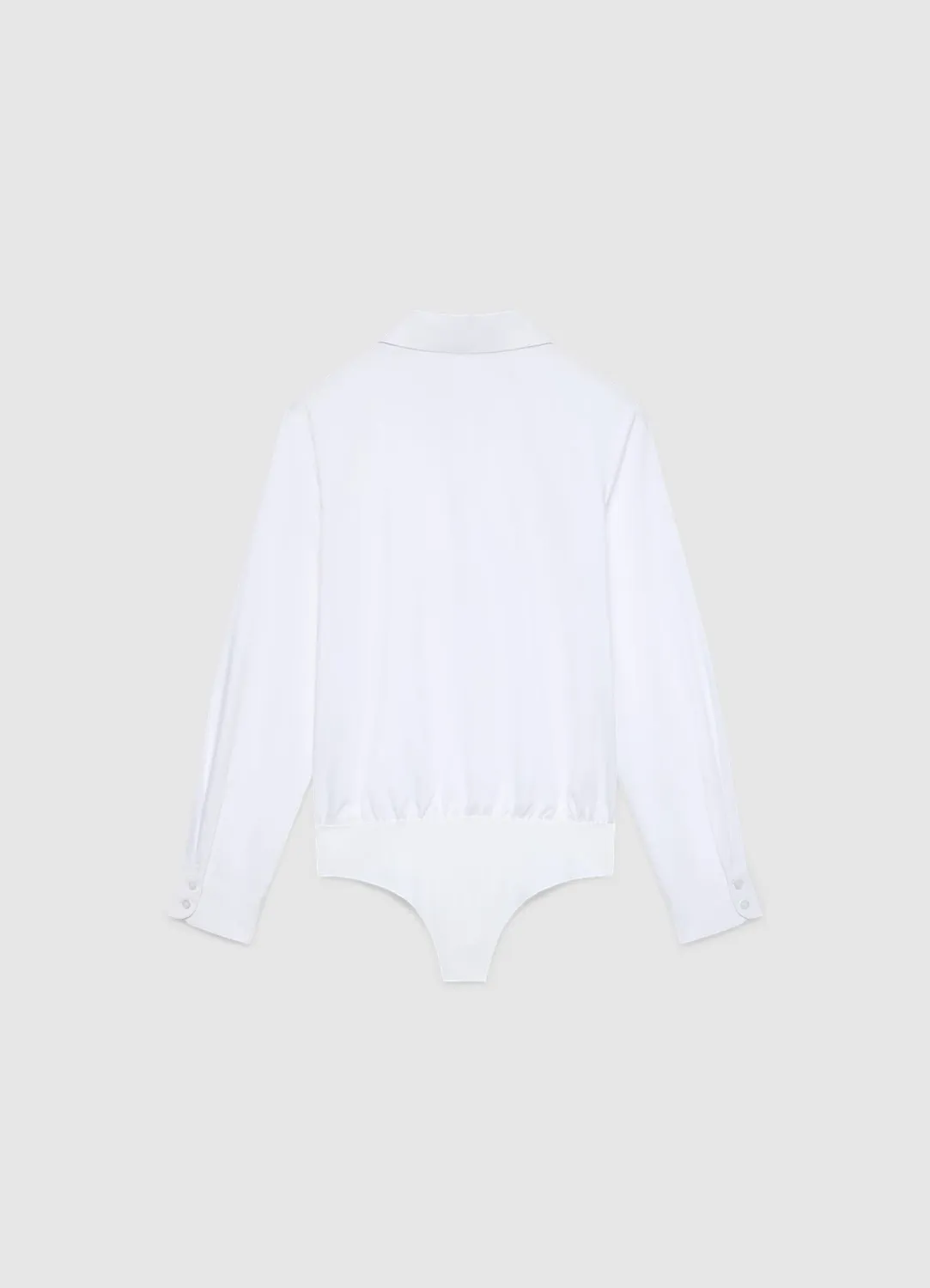 Calliope chemise body femme col classique manches longues