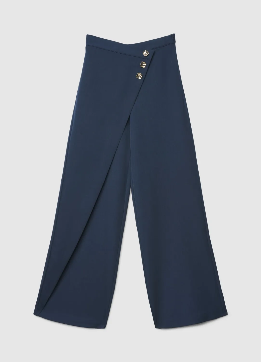 Calliope Pantalon portefeuille femme wide leg