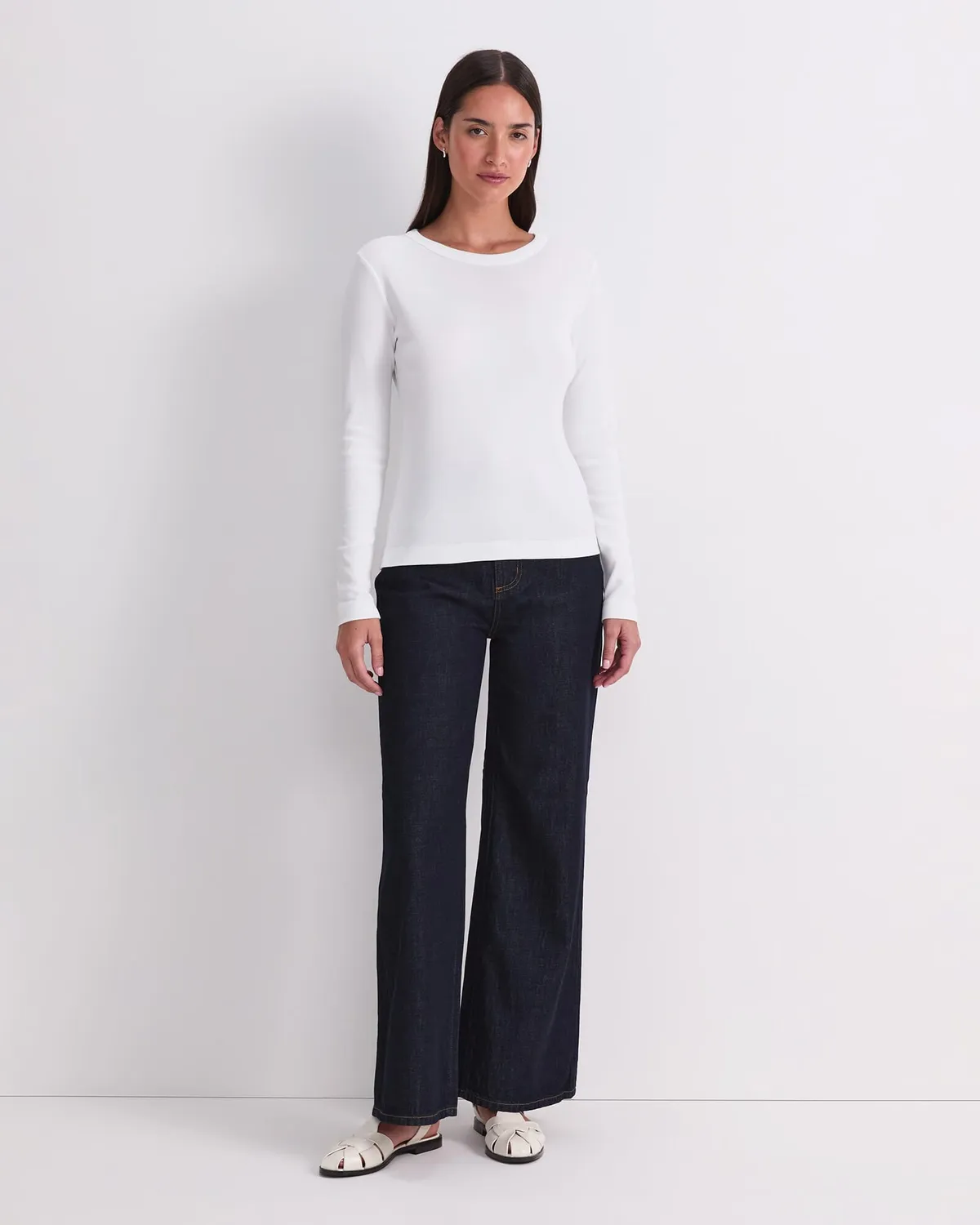 Sportscraft Heidi Crew Neck tee manches longues côtelé