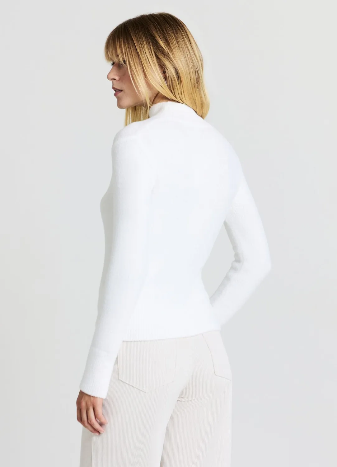 Calliope Pull col montant femme manches longues