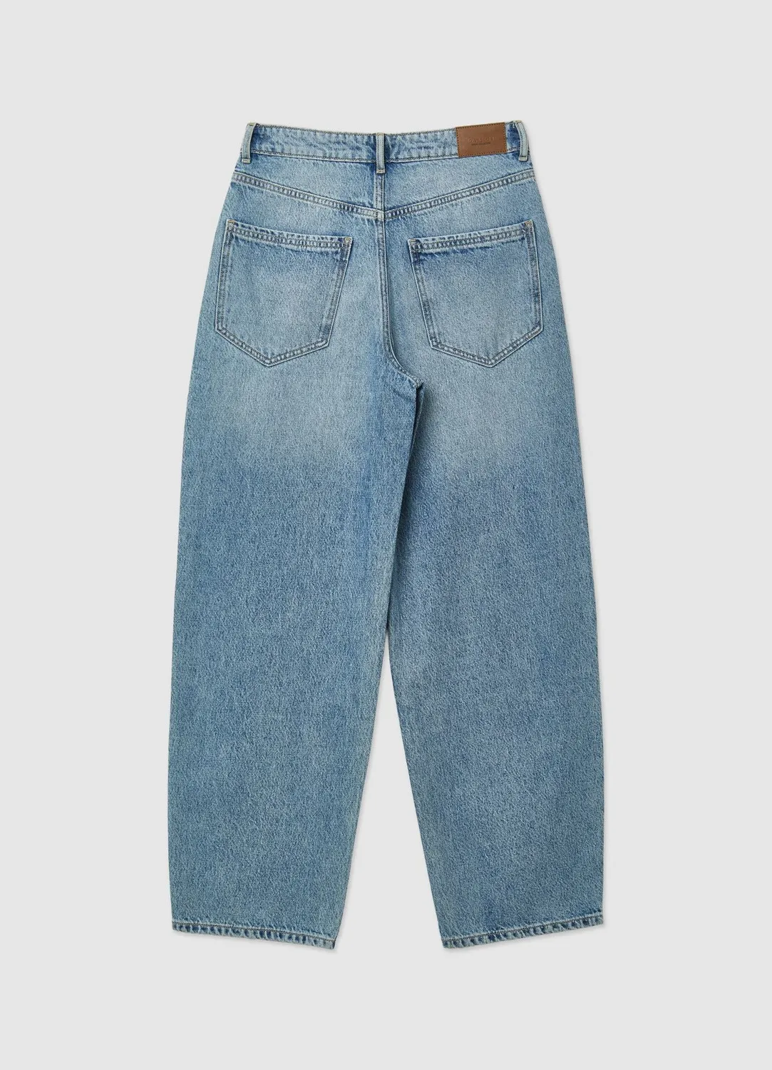 Calliope Balloon jean femme 5 poches bleu