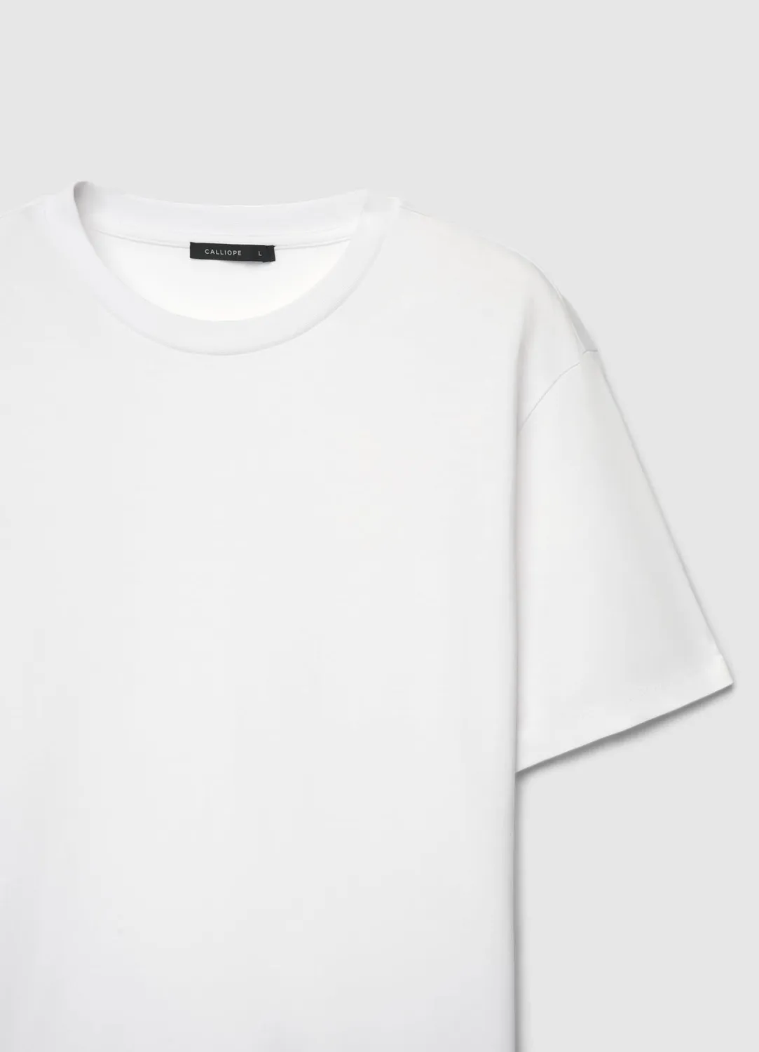 Calliope t-shirt homme col rond uni manches courtes