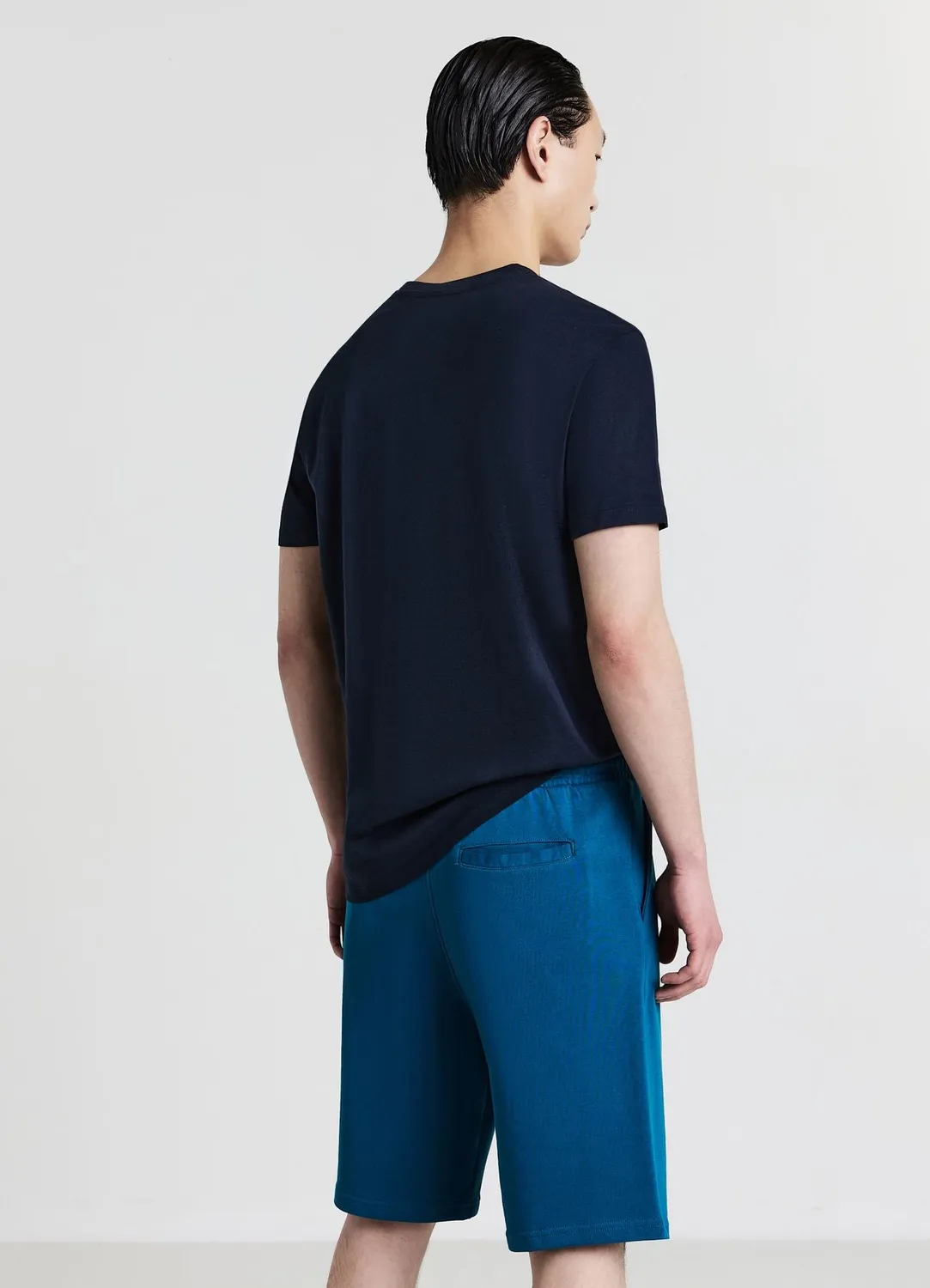 Calliope short de sport homme coton uni à cordon