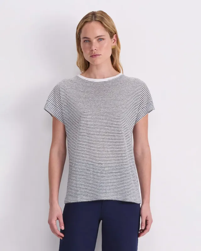 Sportscraft Tonia Crew Neck t-shirt lin femme XXS