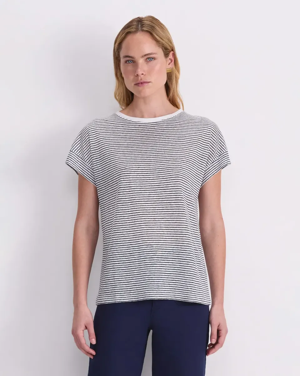 Sportscraft Tonia Crew Neck t-shirt lin femme XXS