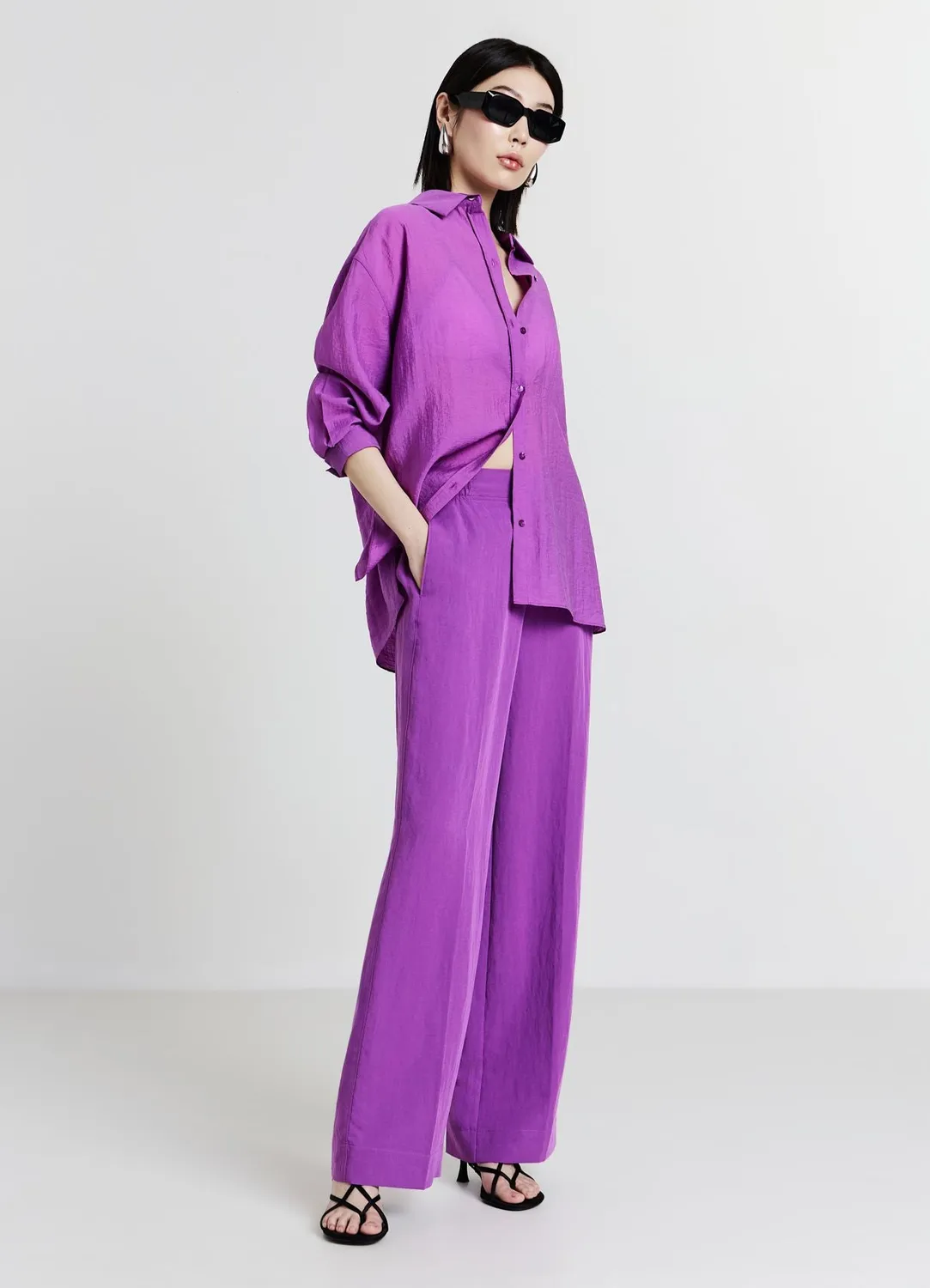 Calliope chemise oversize femme transparente