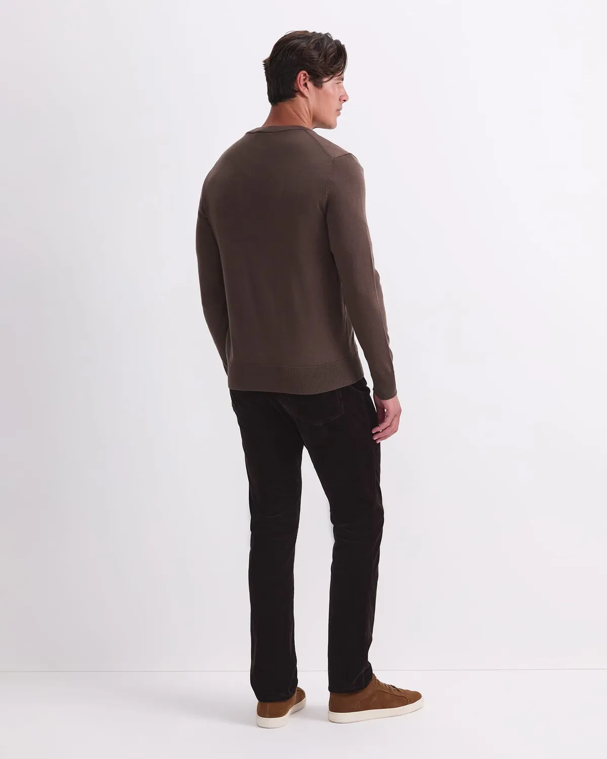 Sportscraft Merino Crew pull homme laine
