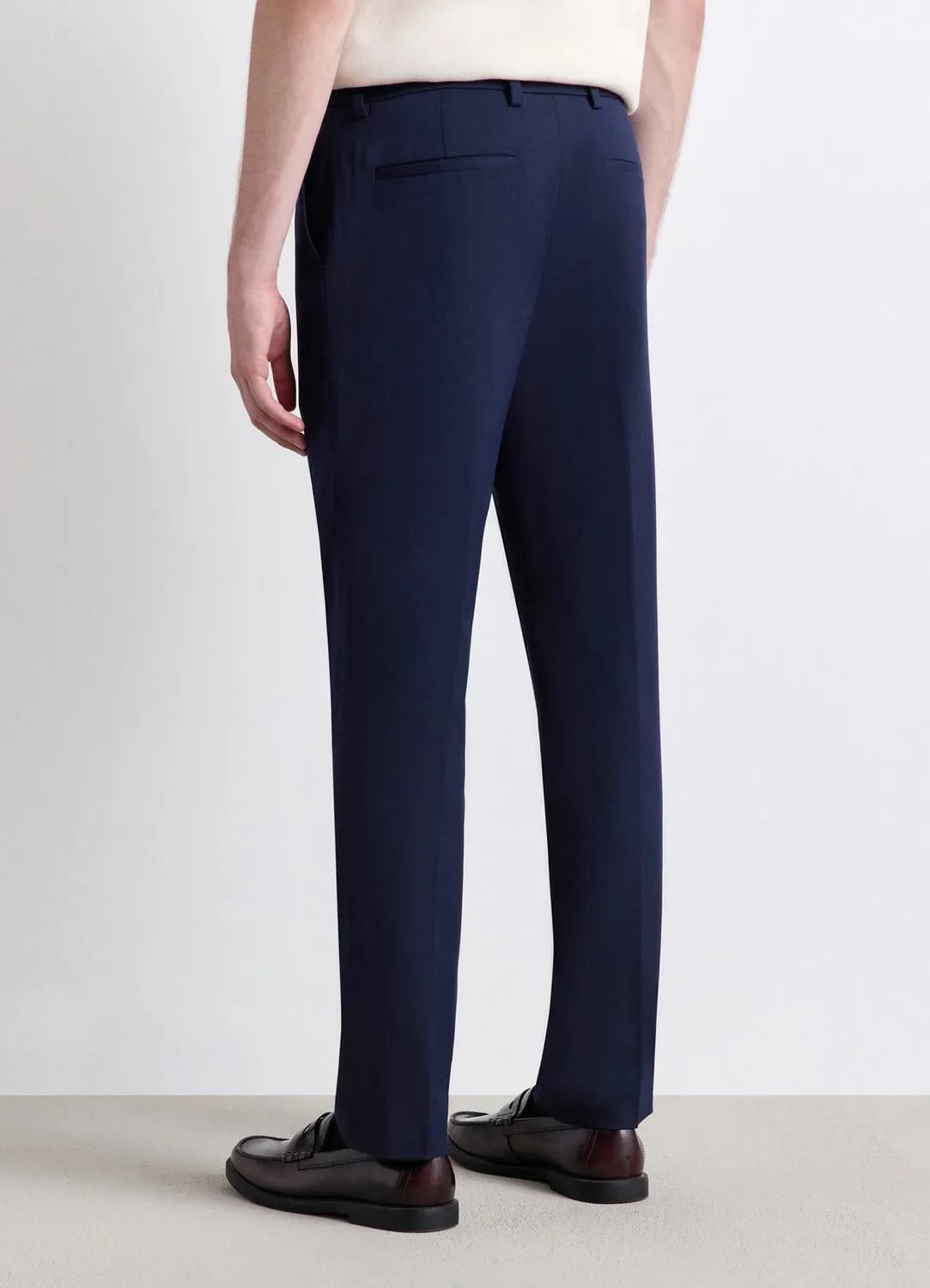 Calliope regular pinces pantalon homme droit