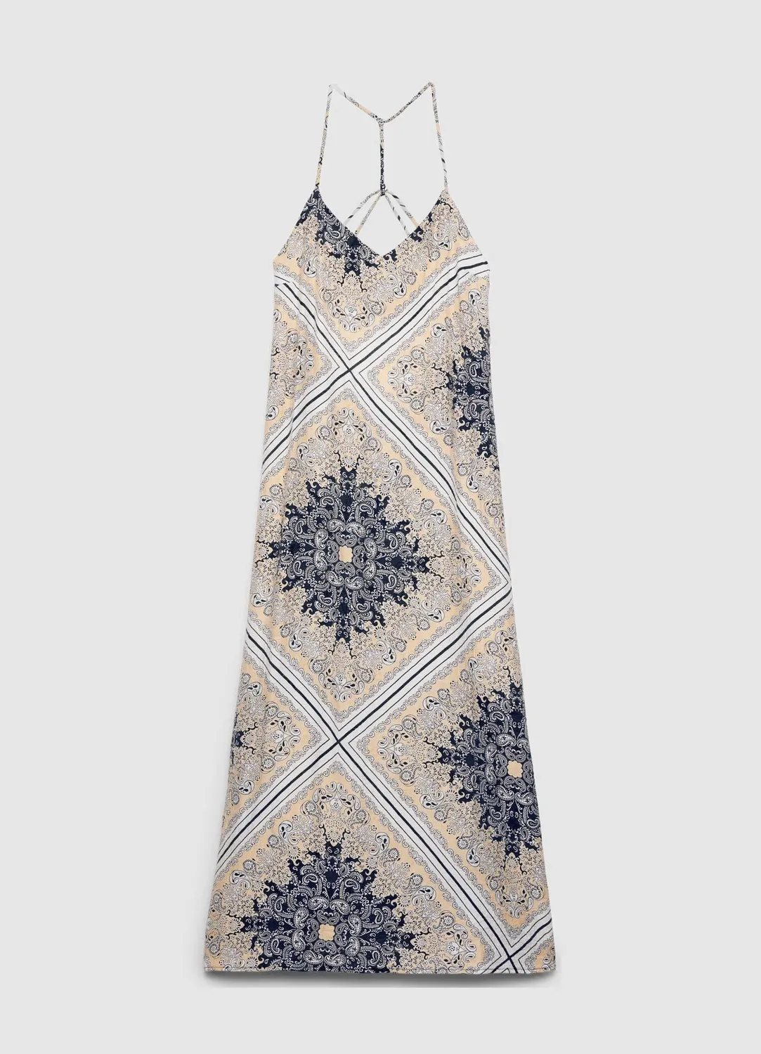 Calliope robe longue femme bandana dos nu S