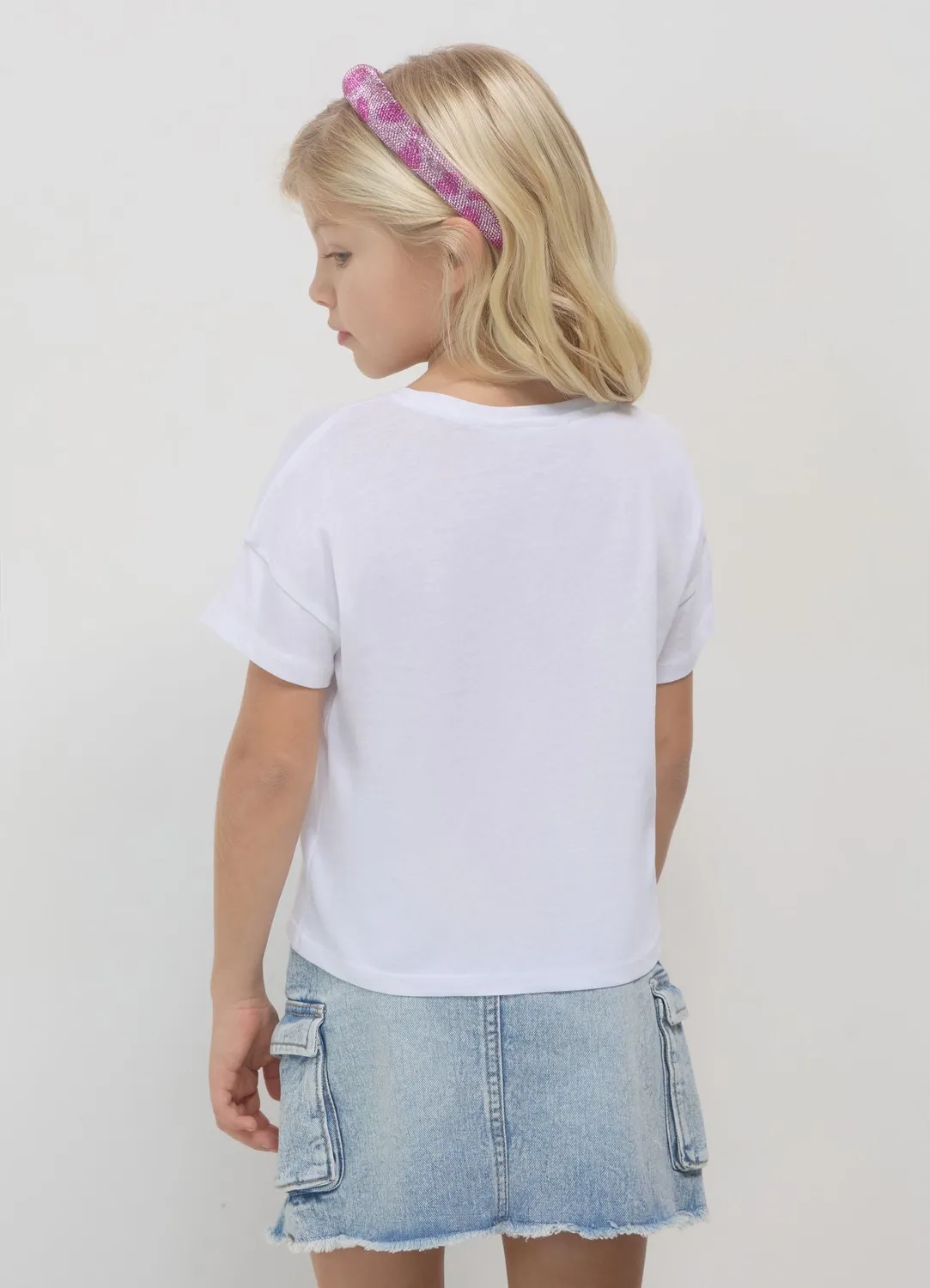 Calliope t-shirt fille coton imprimé manches courtes