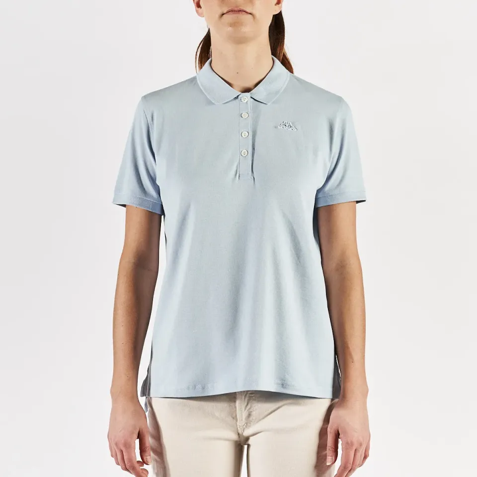 Robe di Kappa Carly polo bleu femme coton