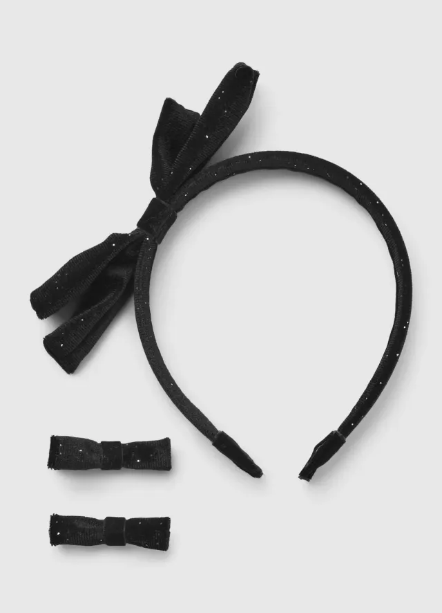 Calliope Lot 3 accessoires cheveux fille nœud