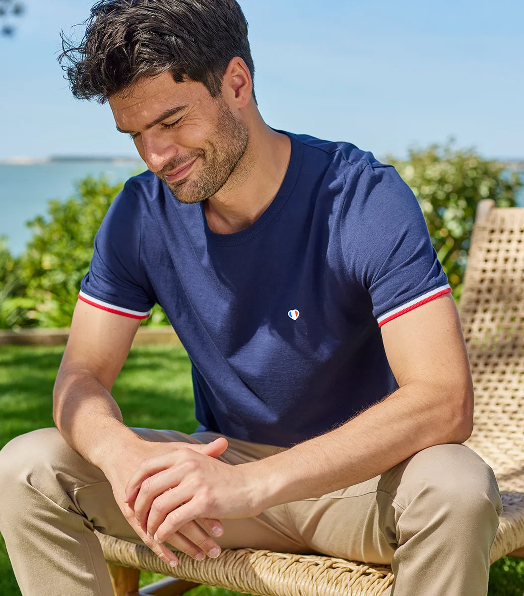 Cocorico Iconique Supporter t-shirt homme marine 100% coton