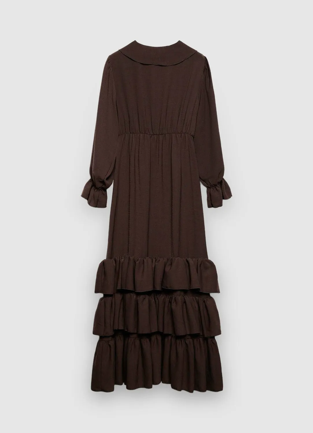 Calliope Atelier robe longue volants femme manches
