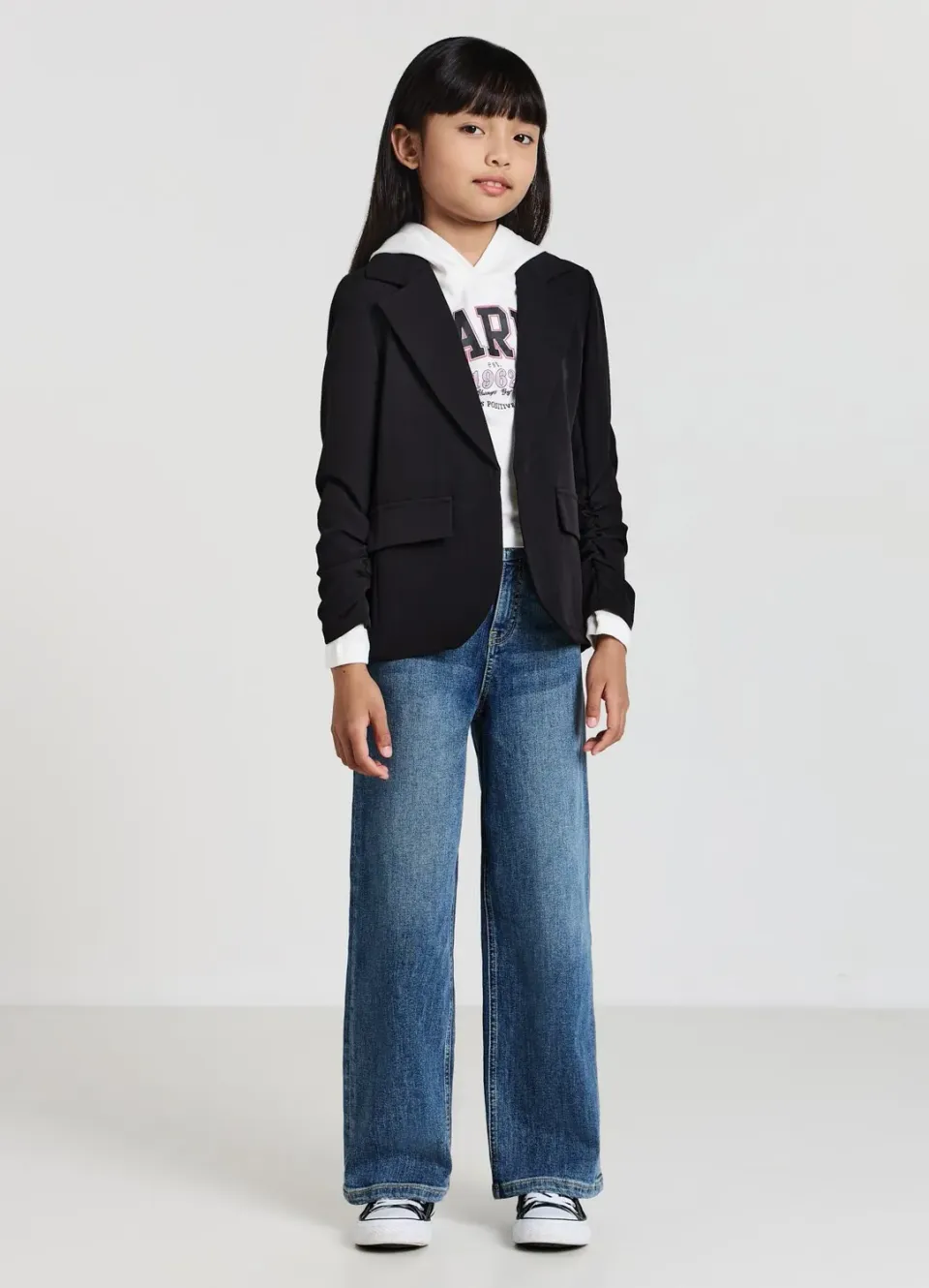 Calliope Veste Revers veste fille coupe droite
