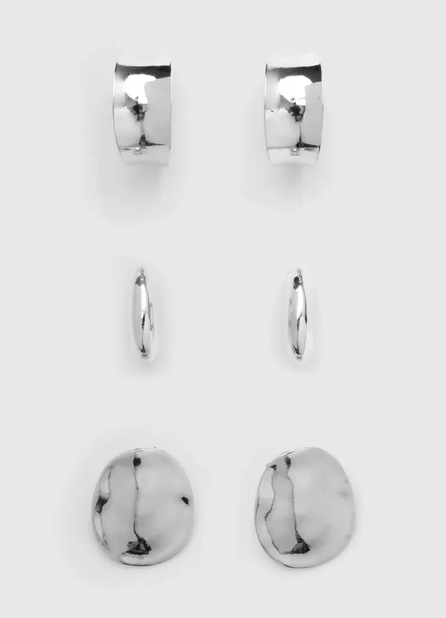 Calliope lot 3 boucles oreilles bold femme taille unique
