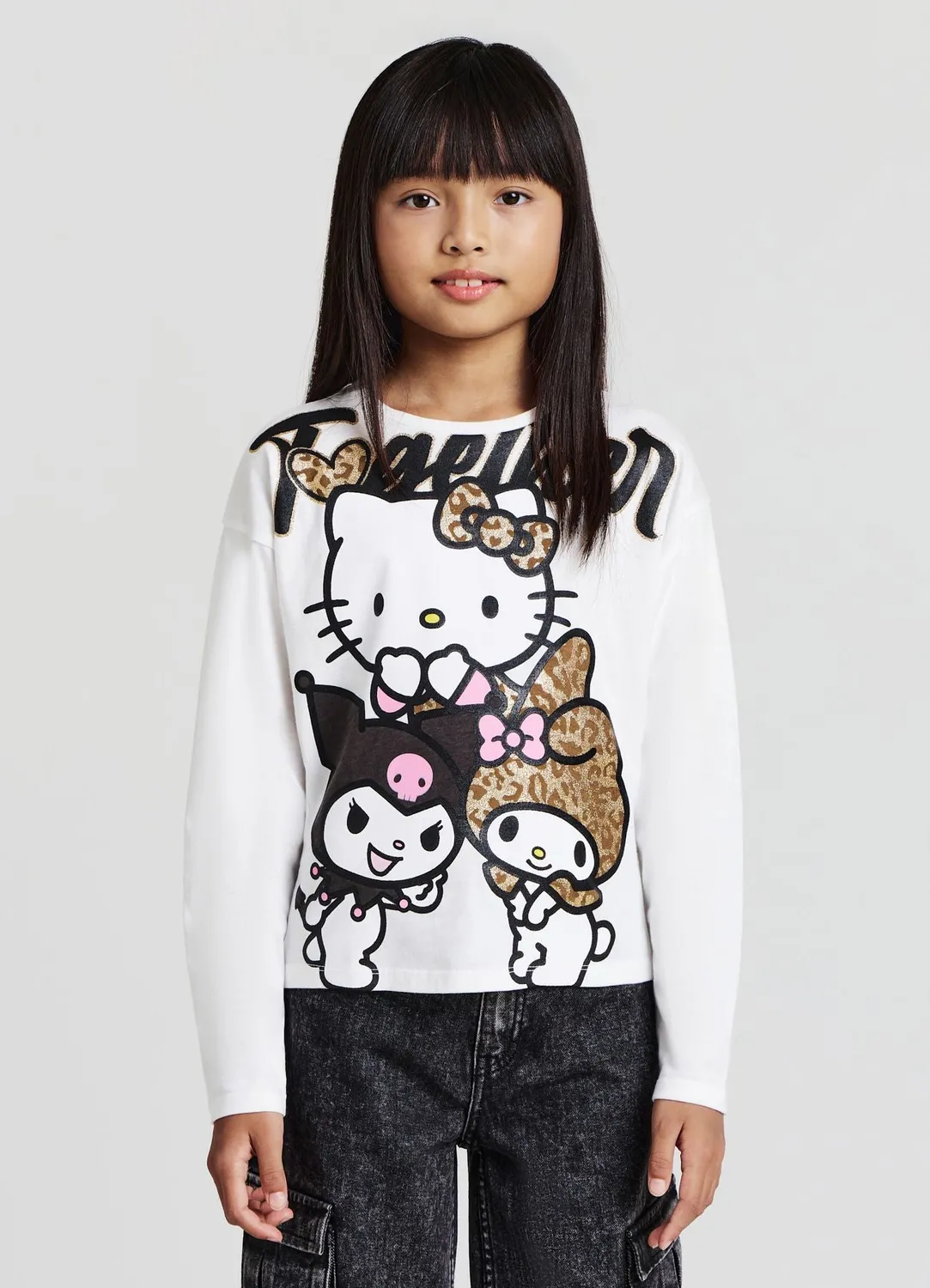 Calliope T-shirt fille Hello Kitty manches longues
