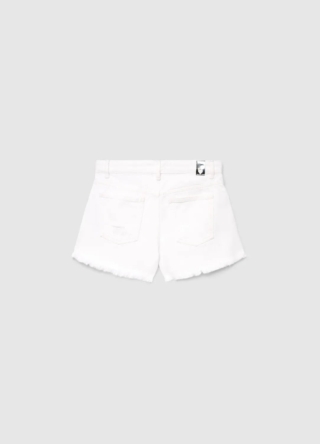 Calliope Mom Fit Short fille denim déchiré
