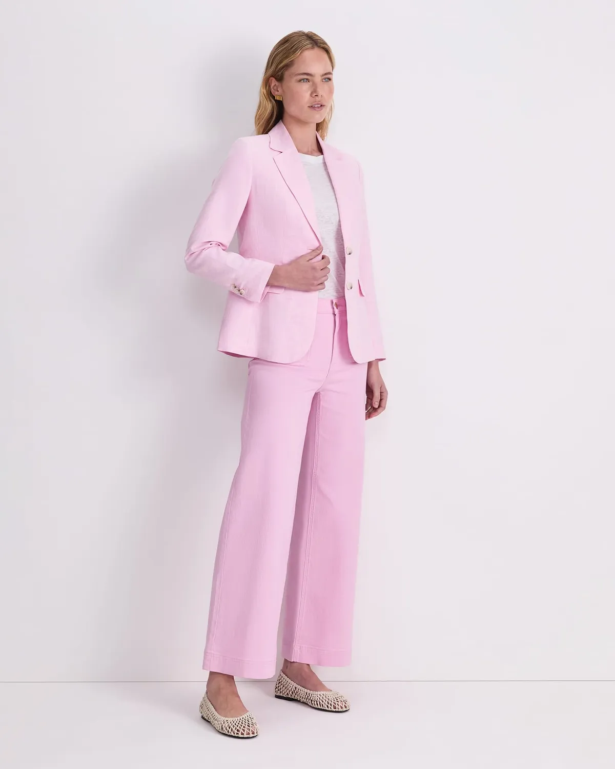 Sportscraft Freya blazer lin femme court