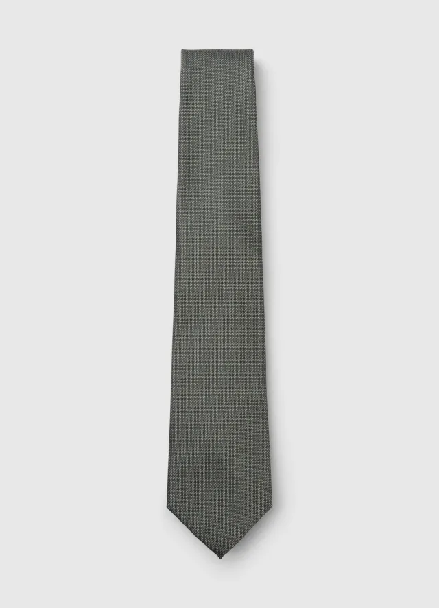 Calliope cravate slim micro motifs homme