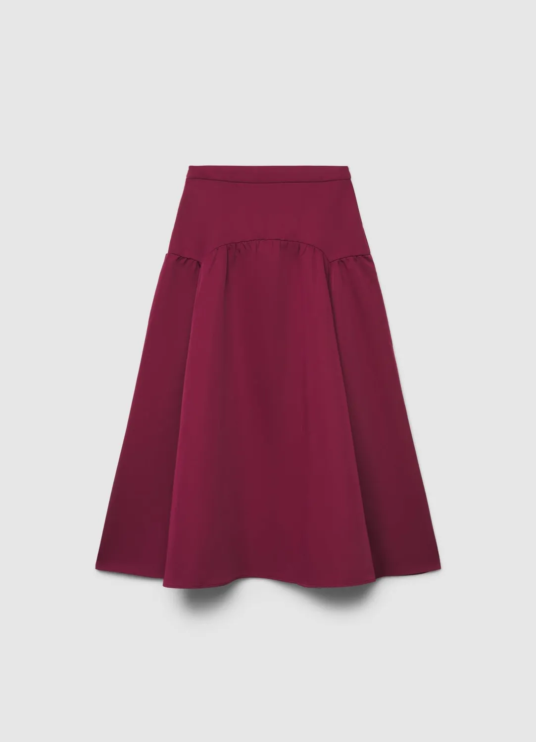 Calliope jupe midi évasée femme unie taille S