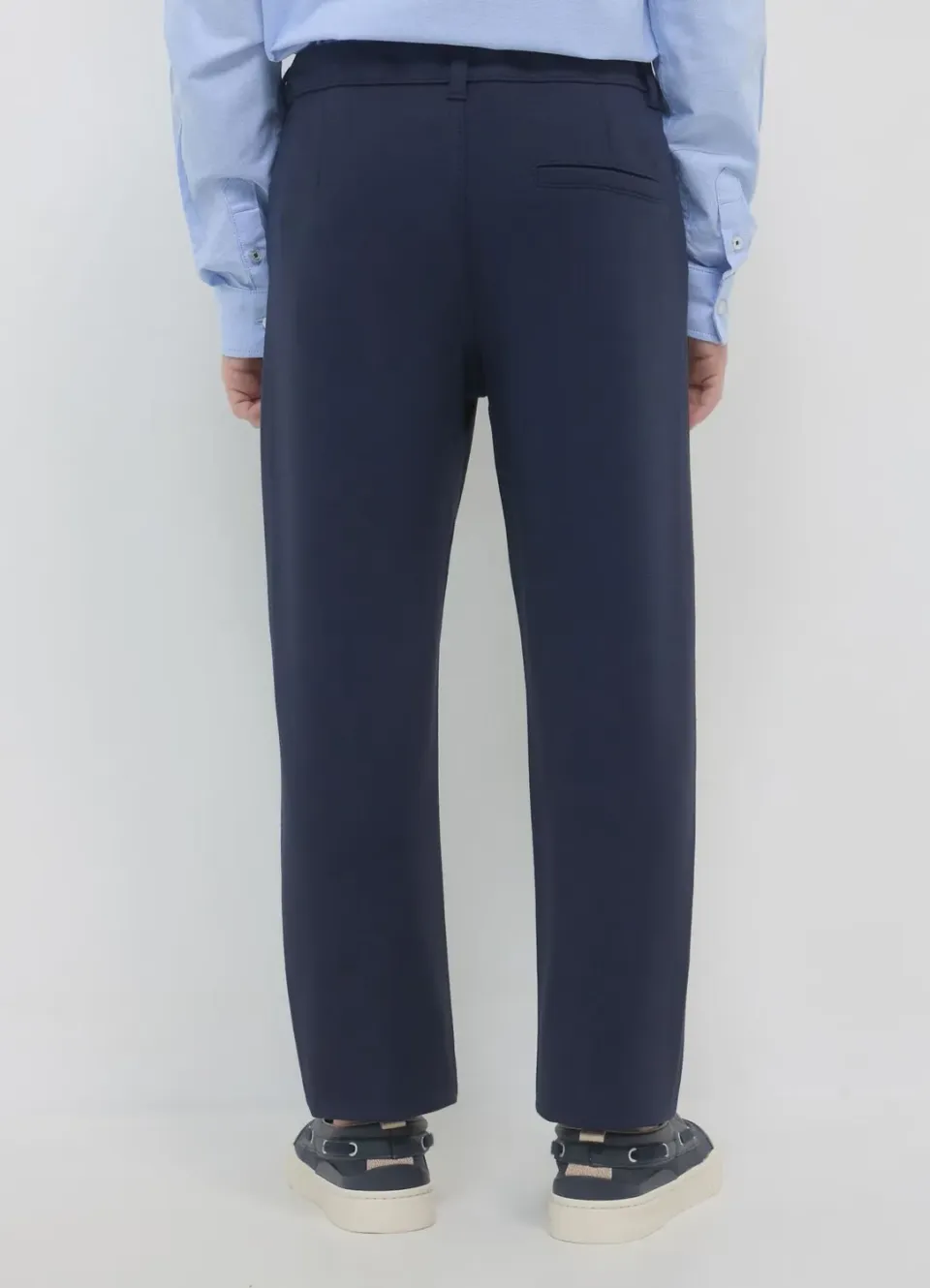 Calliope pantalon élégant garçon uni coupe regular