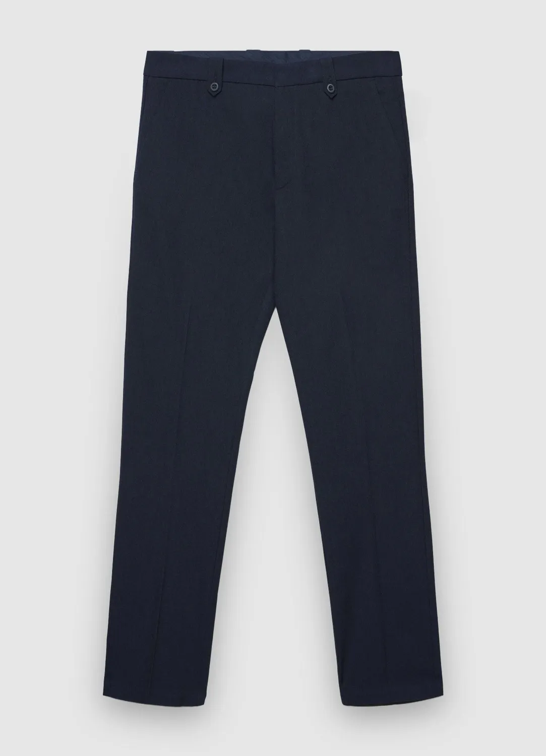 Calliope pantalon homme uni droit zip bouton classique