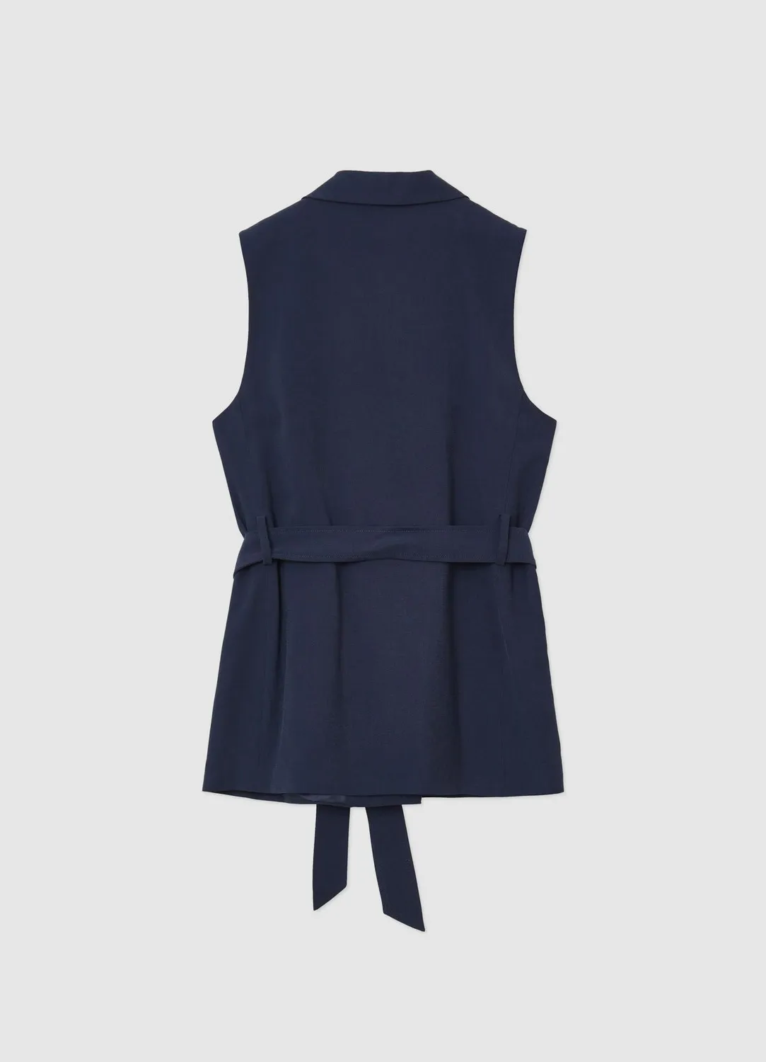 Calliope gilet tailleur femme croisé à ceinture