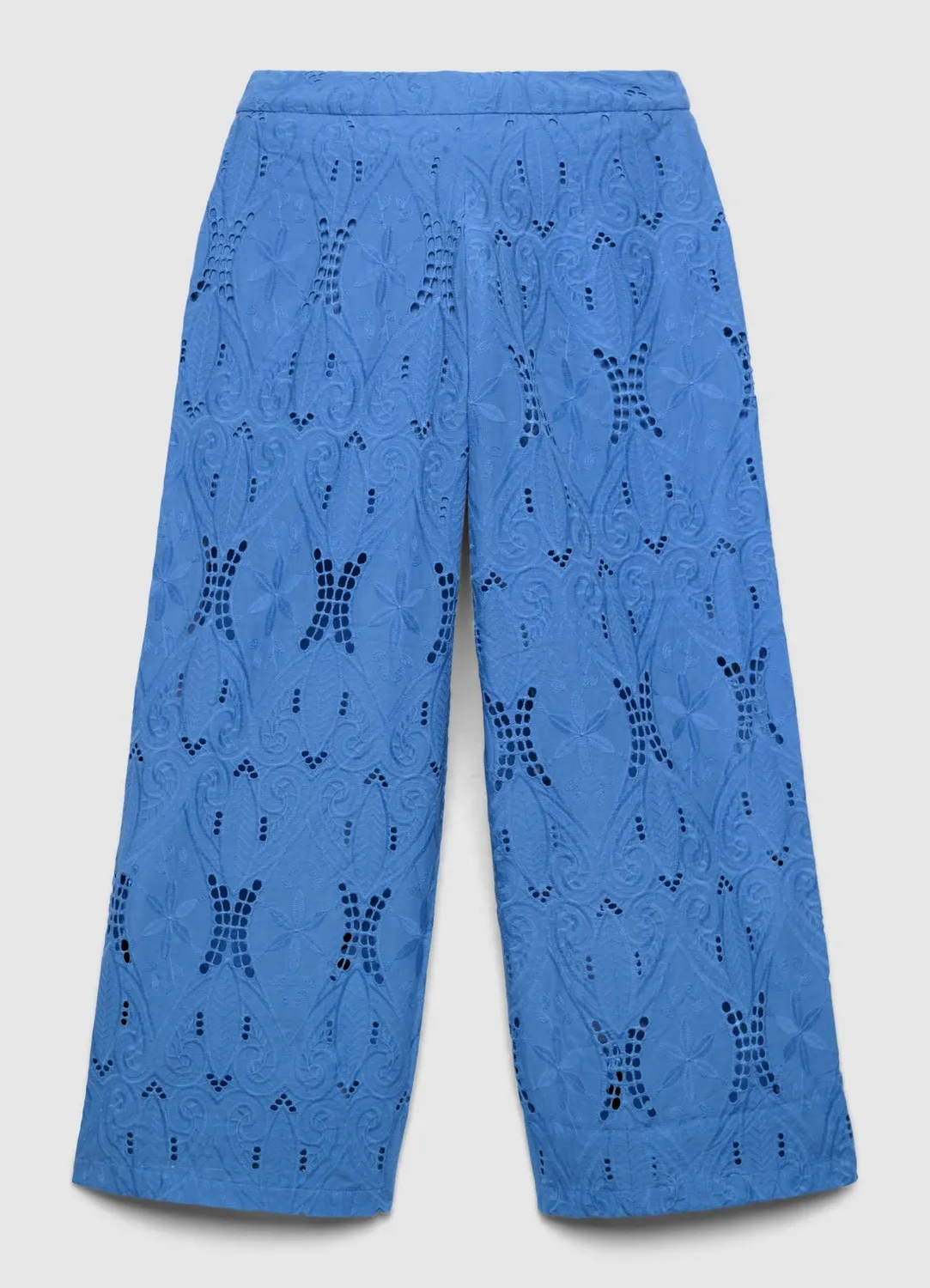 Calliope Pantalon culotte sangallo femme brodé