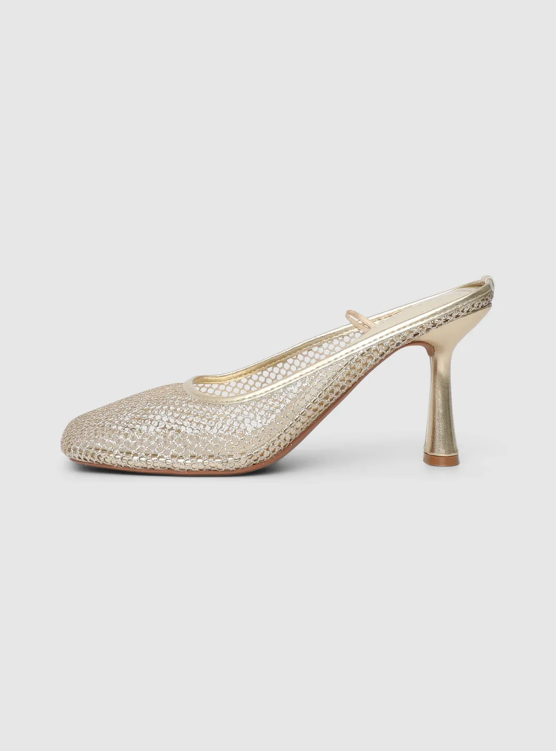 Calliope mules en résille femme talon 9 cm