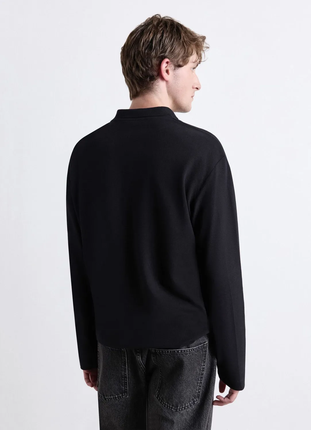 Calliope Polo Coton Piqué homme manches longues