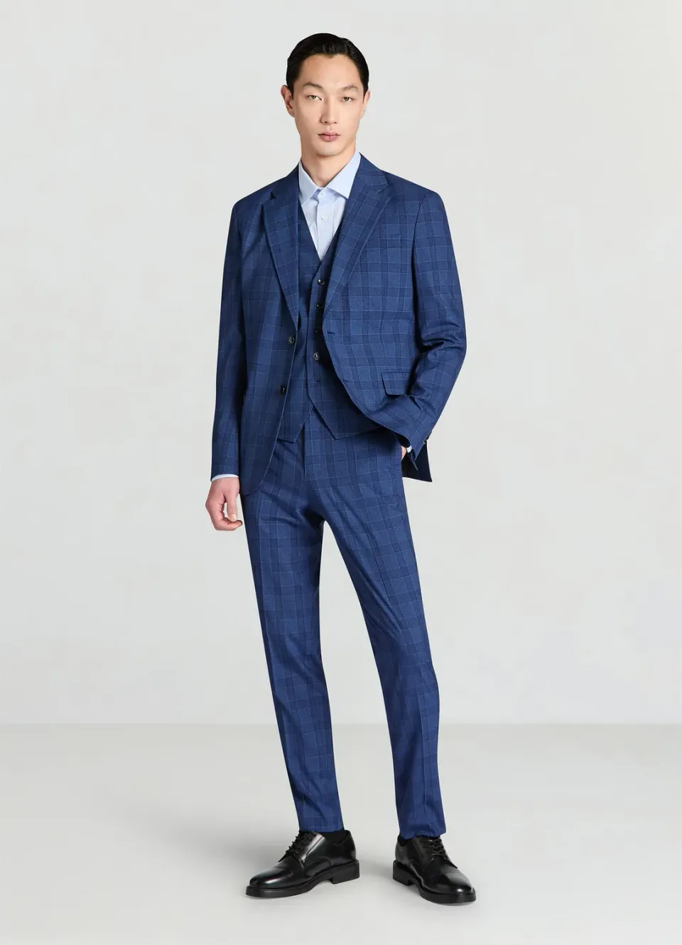 Calliope Atelier Pantalon Carreaux Homme Coupe Droite