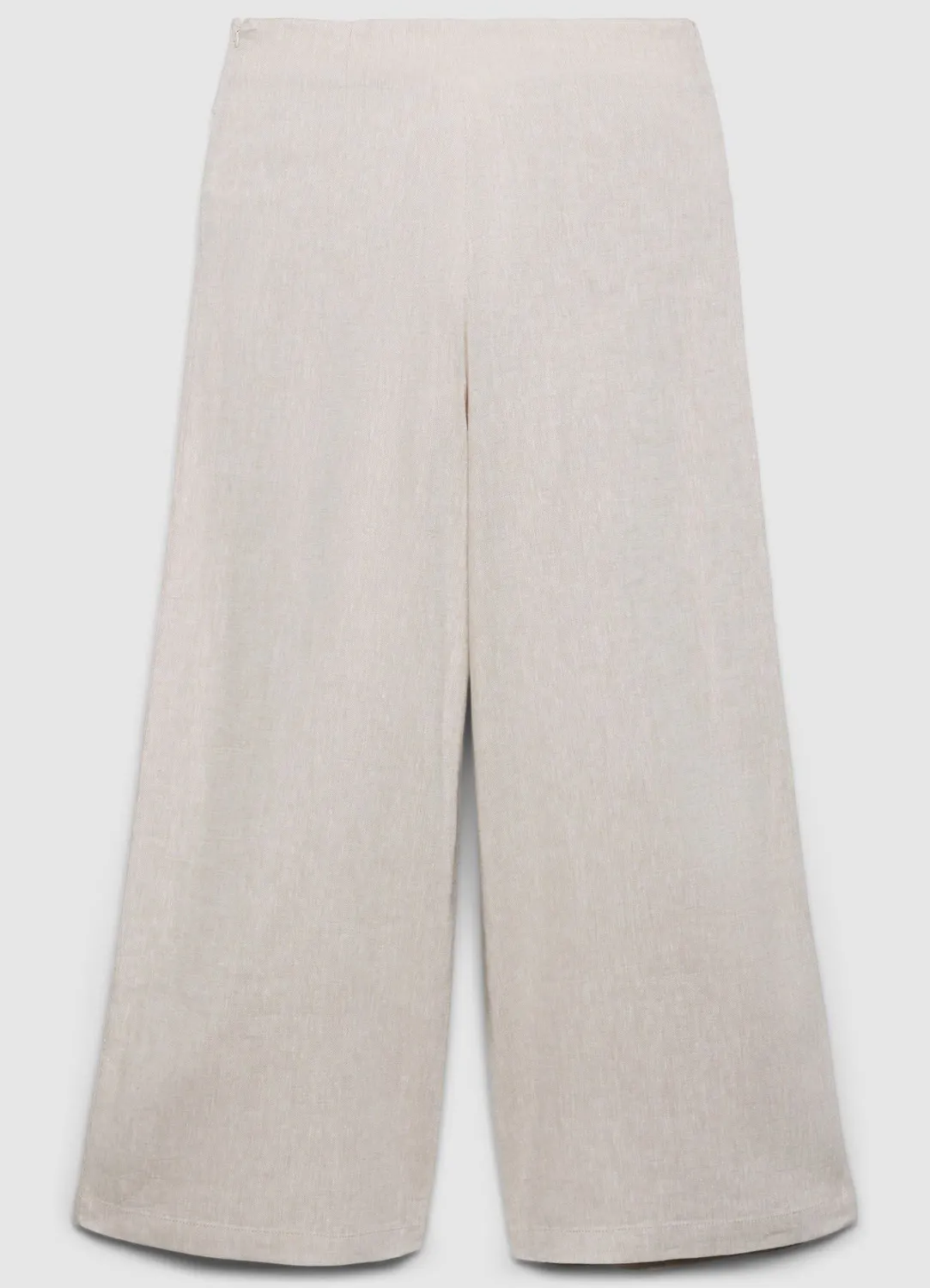 Calliope pantalon culotte lin femme boucle taille haute