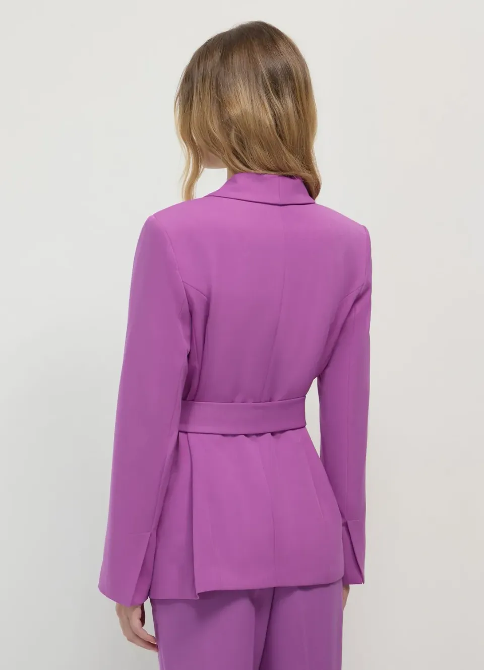 Calliope veste ceinture col châle femme