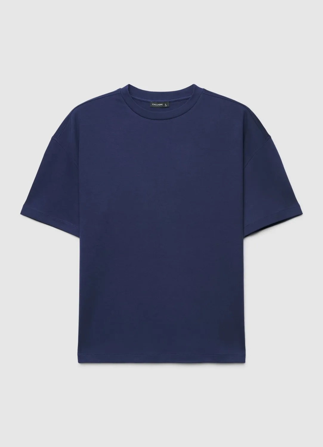 Calliope t-shirt homme ample col rond uni