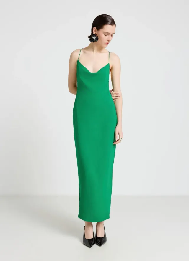 Calliope robe longue femme S fente devant