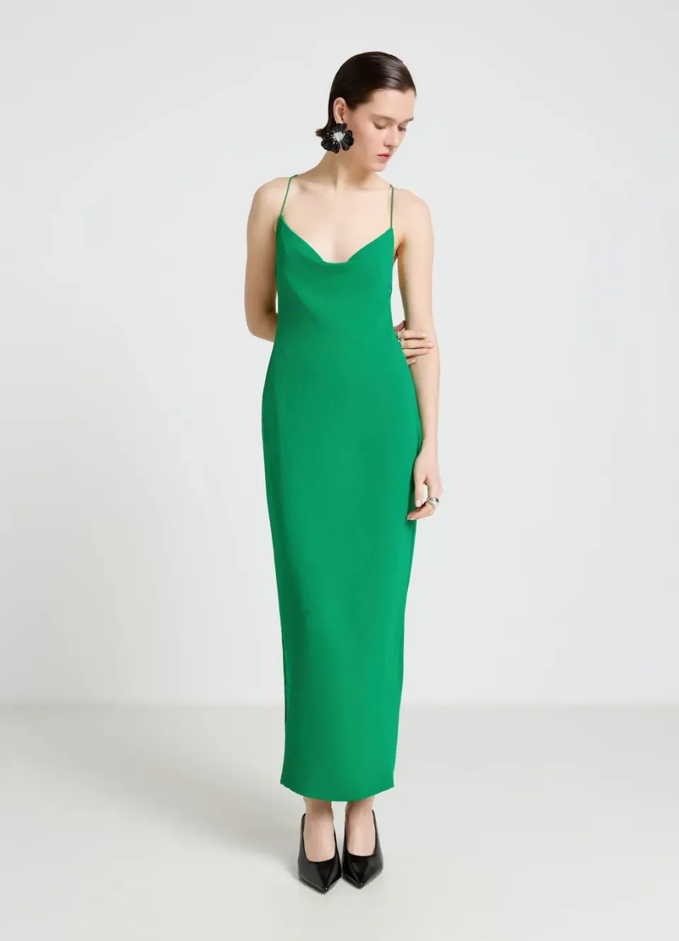Calliope robe longue femme S fente devant