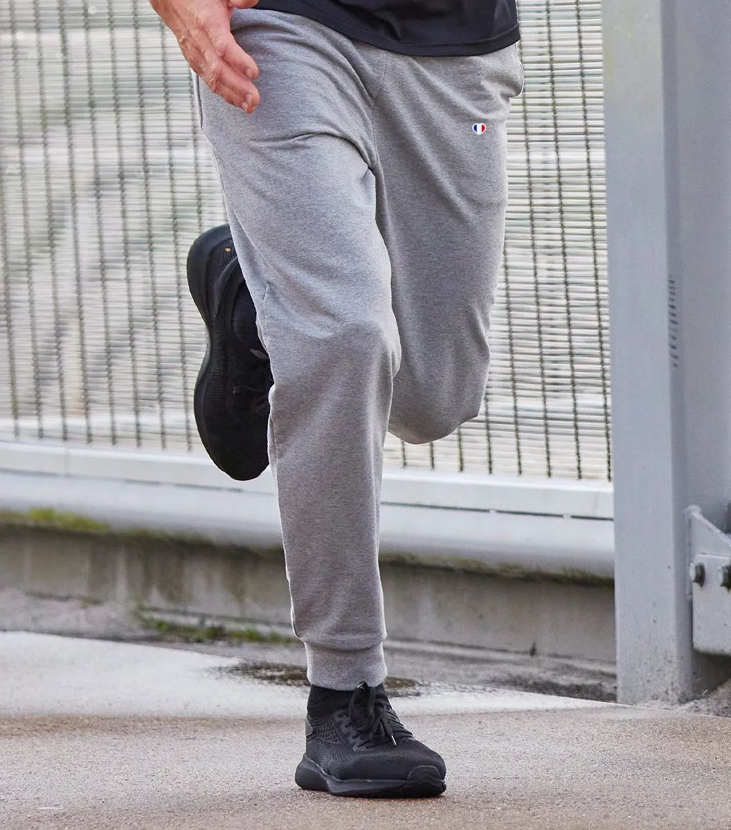Cocorico Iconique jogging homme gris chiné coton