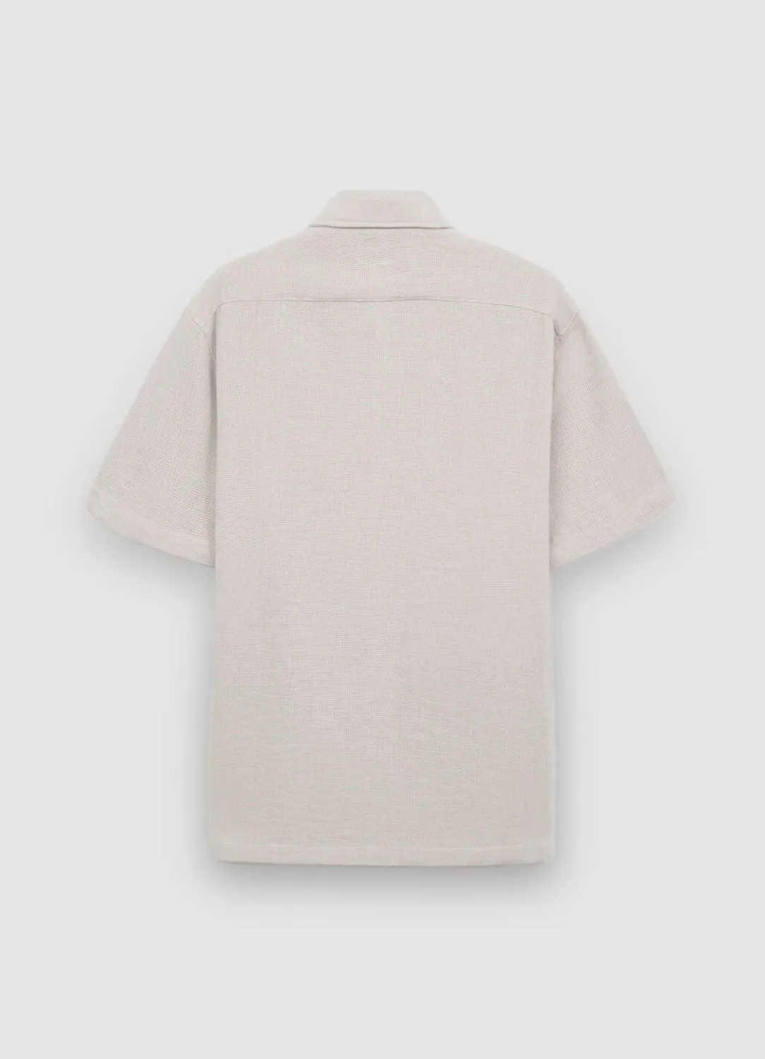Calliope chemise unie homme manches courtes coton