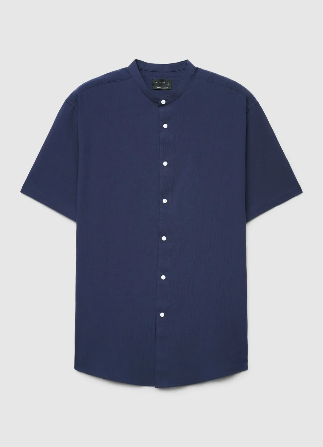 Calliope col coréen chemise homme unie