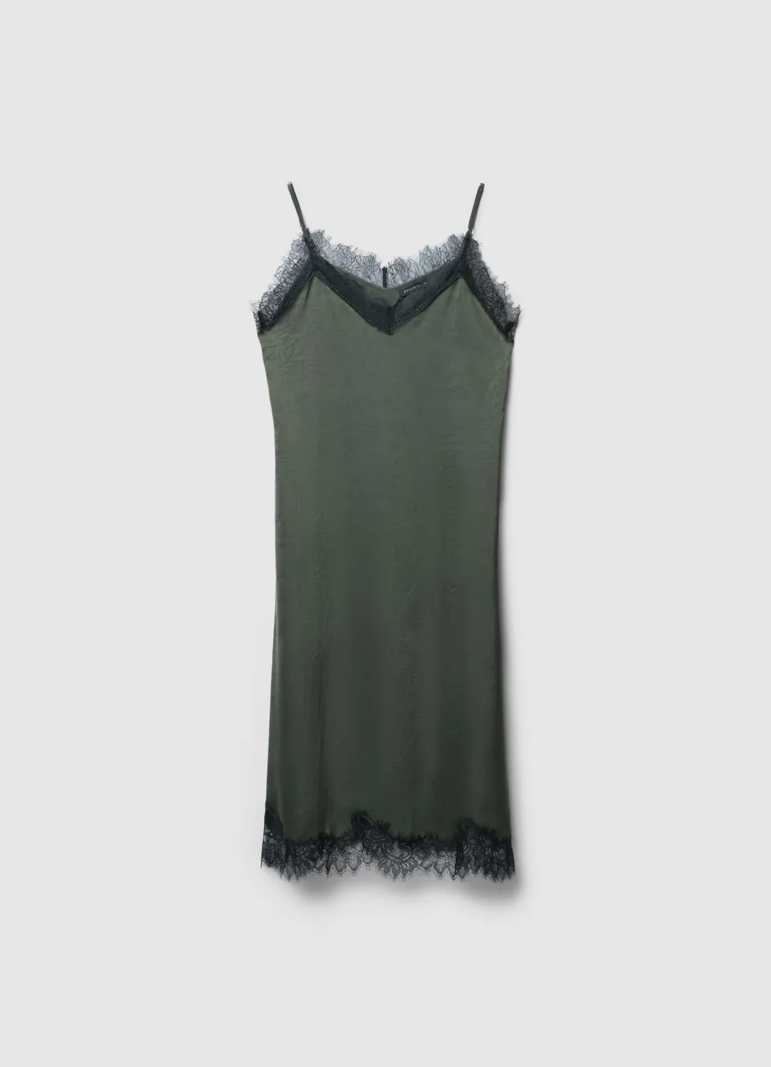 Calliope robe longue lingerie satin dentelle femme