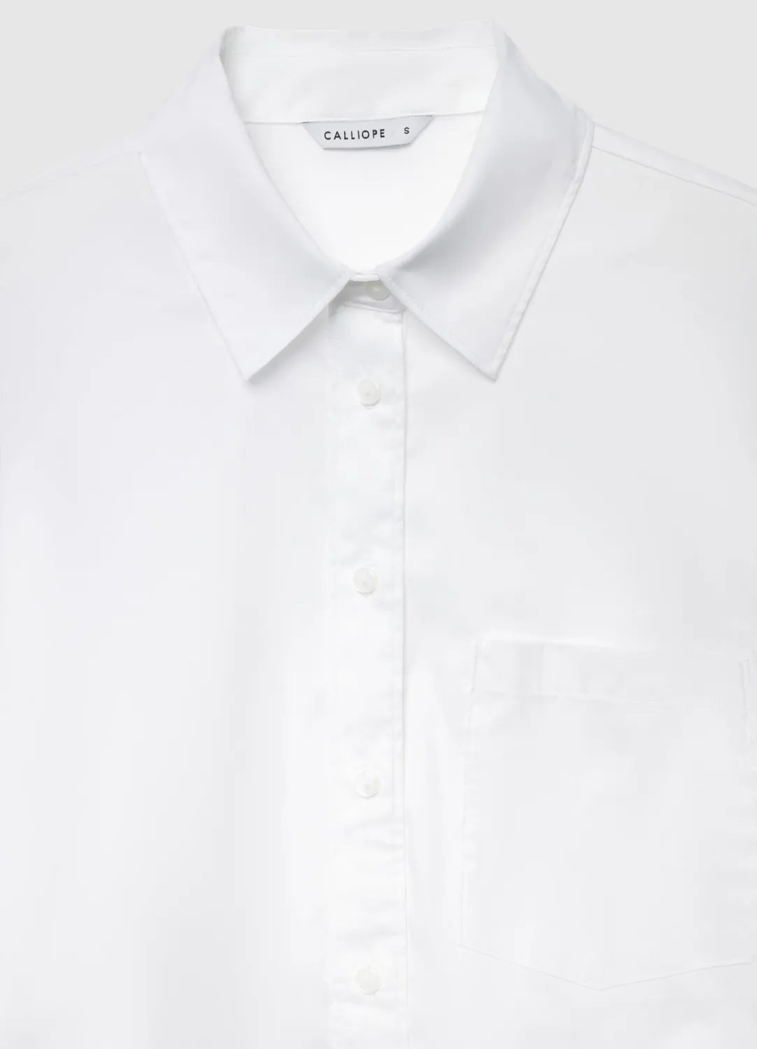 Calliope chemise slim femme fronces manches longues