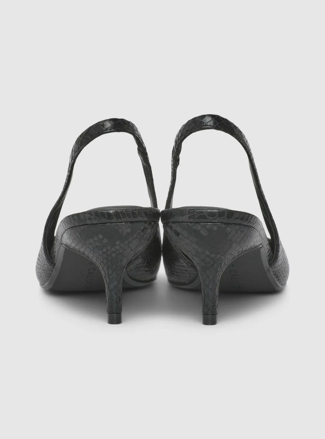 Calliope Décolleté slingback escarpins pointe effilée imprimé