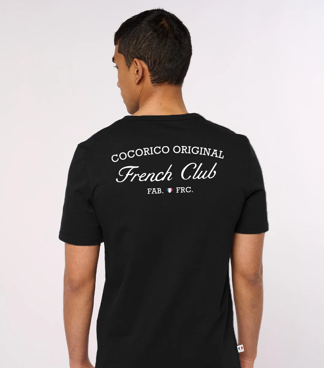 Cocorico French Club t-shirt homme noir coton
