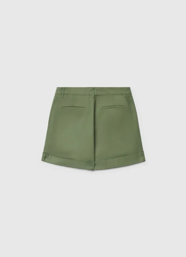 Calliope Short Chino Femme Revers Coton