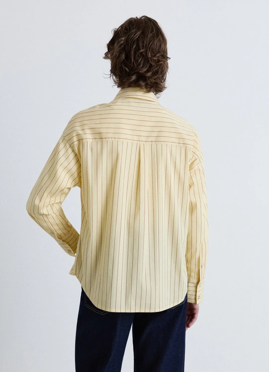 Calliope chemise rayures fines femme manches longues
