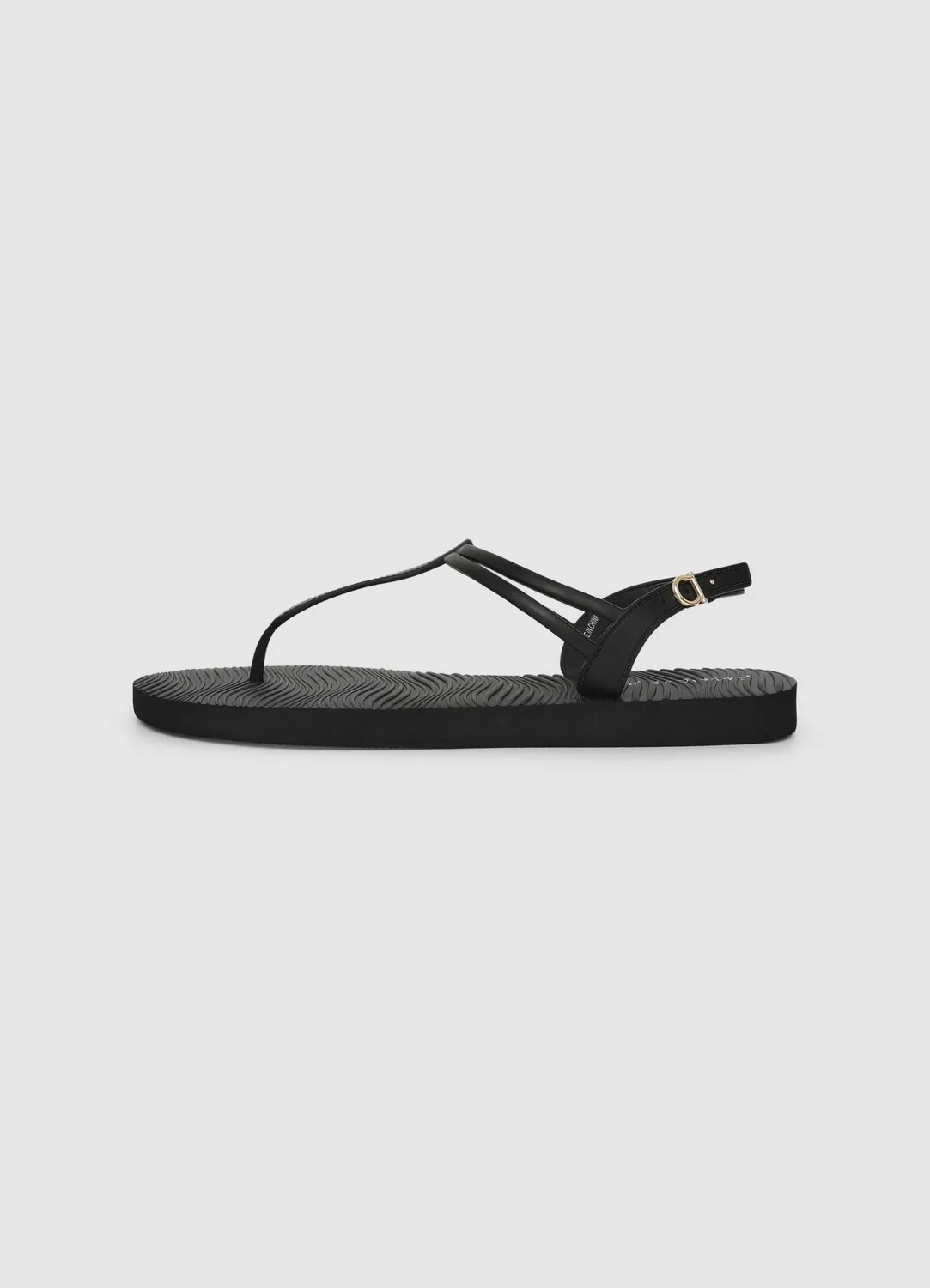 Calliope tongs femme boucle unies antidérapantes