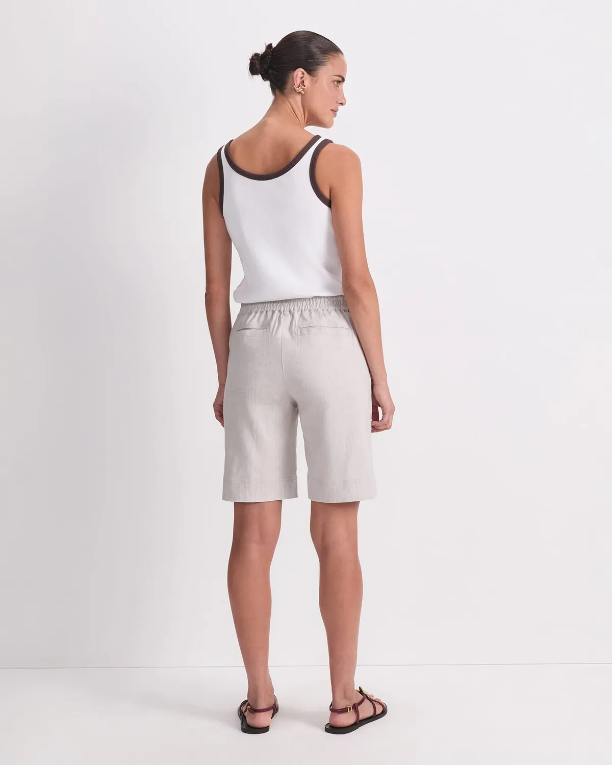 Sportscraft Rosa short lin femme mélange lin